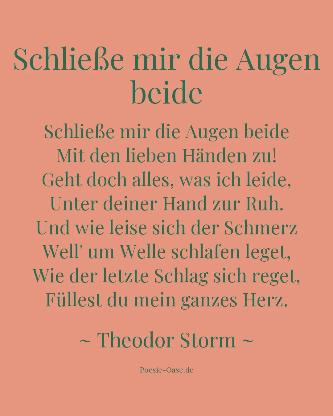 Illustration zu Schließe mir die Augen beide