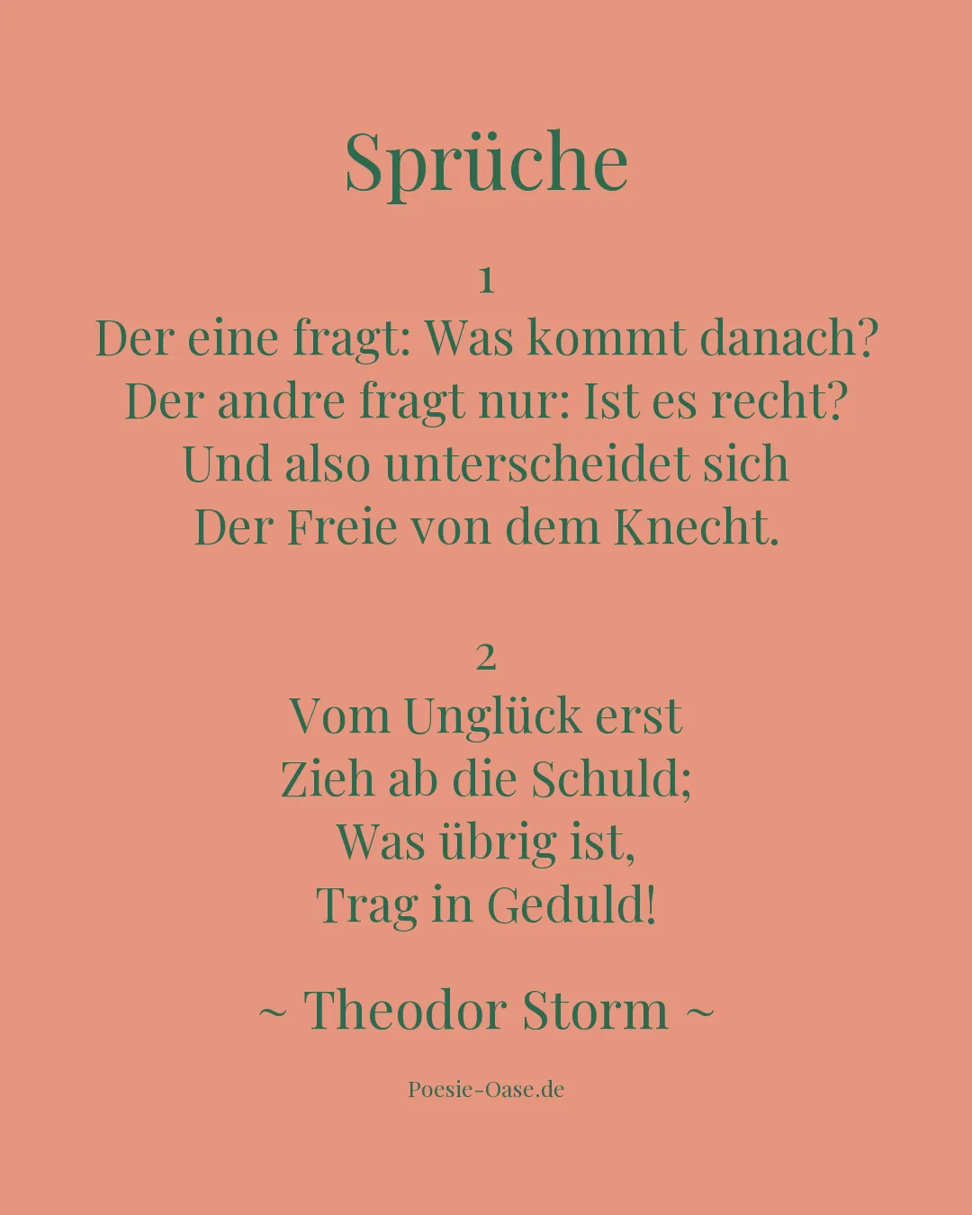 Illustration zu Sprüche