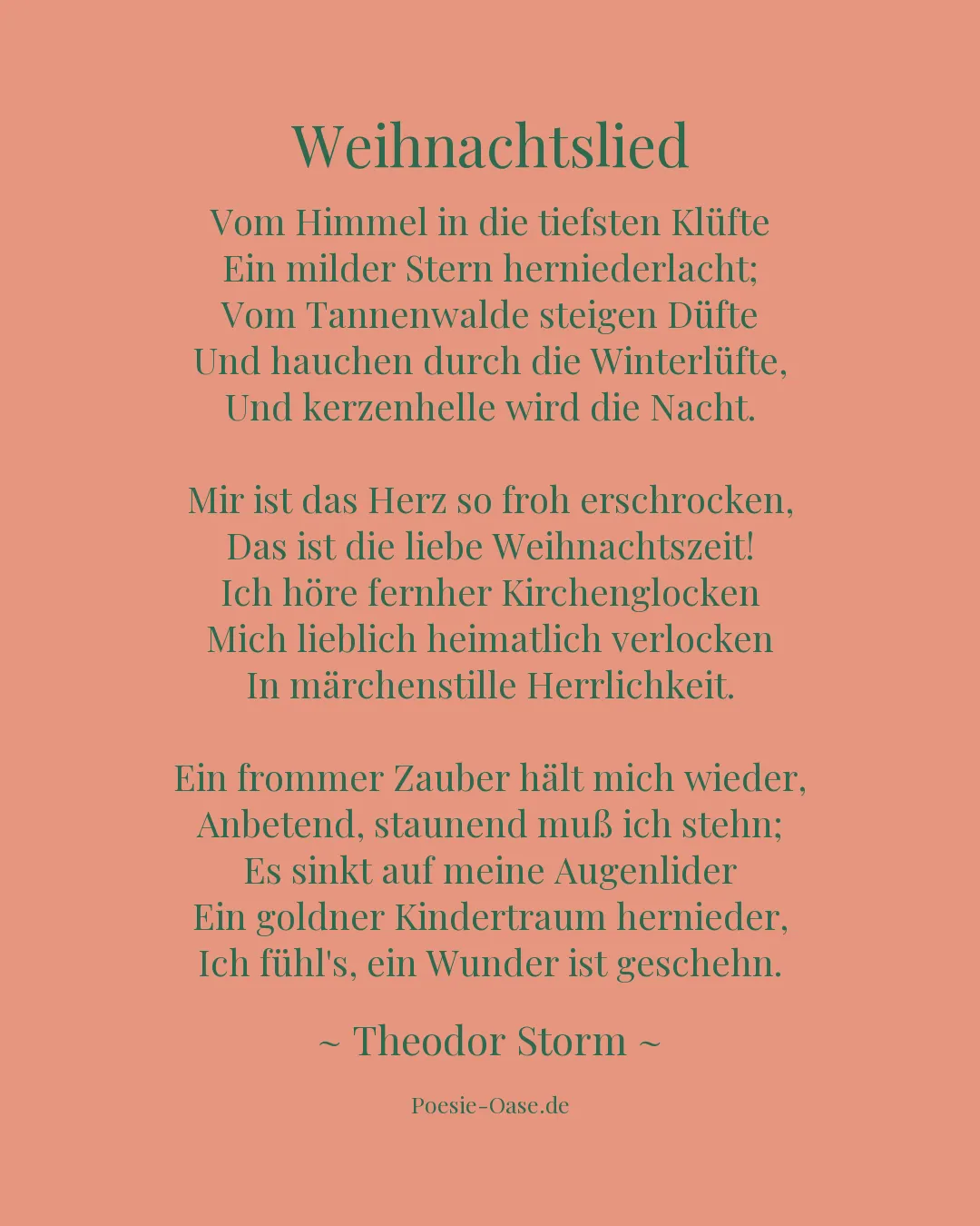 Illustration zu Weihnachtslied
