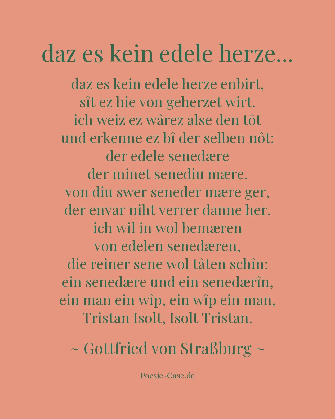Illustration zu daz es kein edele herze...