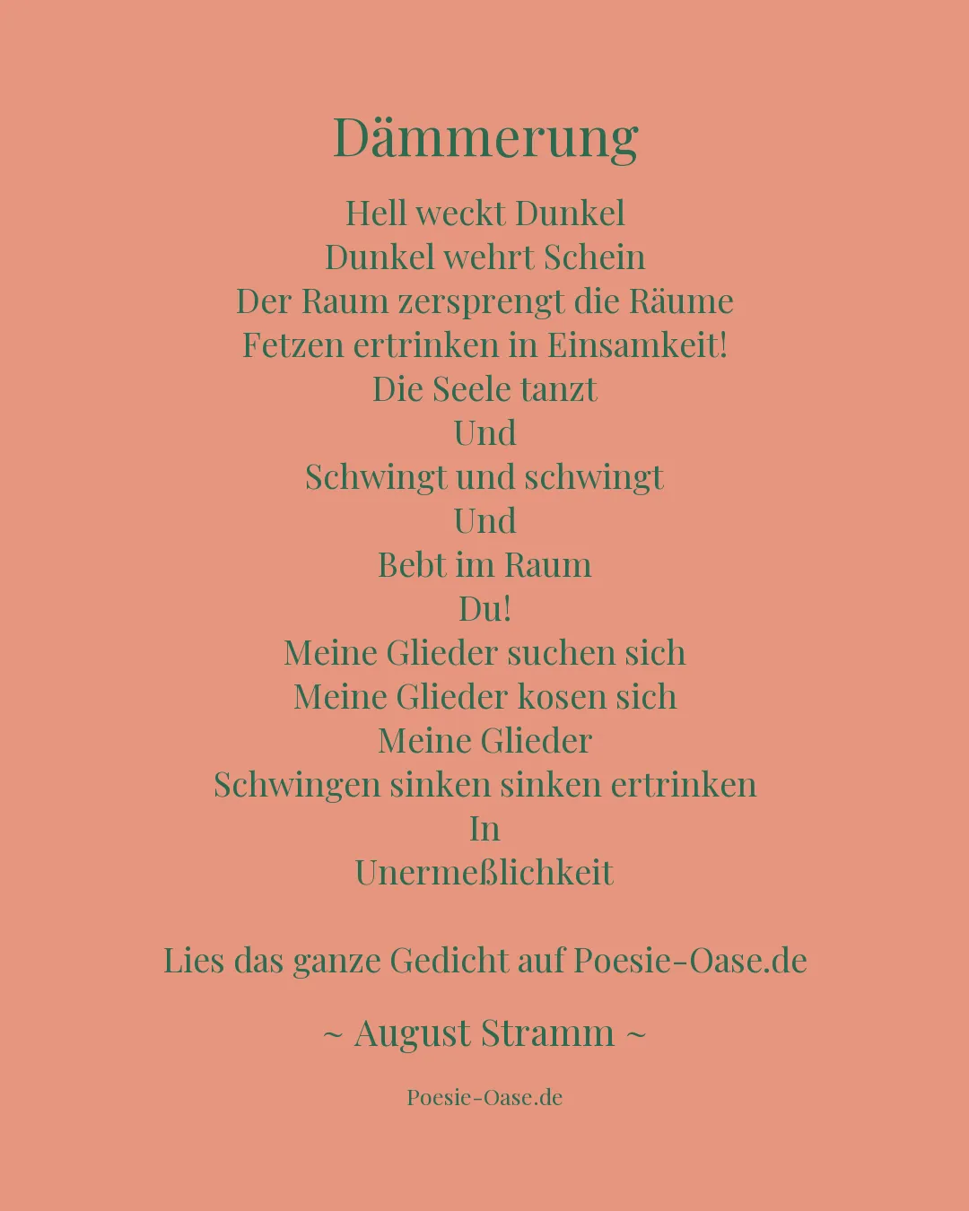 Illustration zu Dämmerung