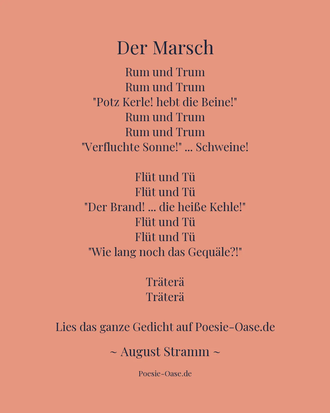 Illustration zu Der Marsch
