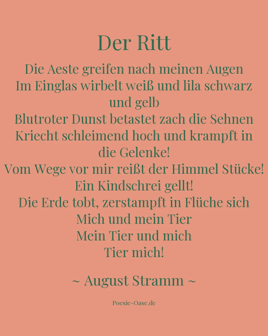 Illustration zu Der Ritt