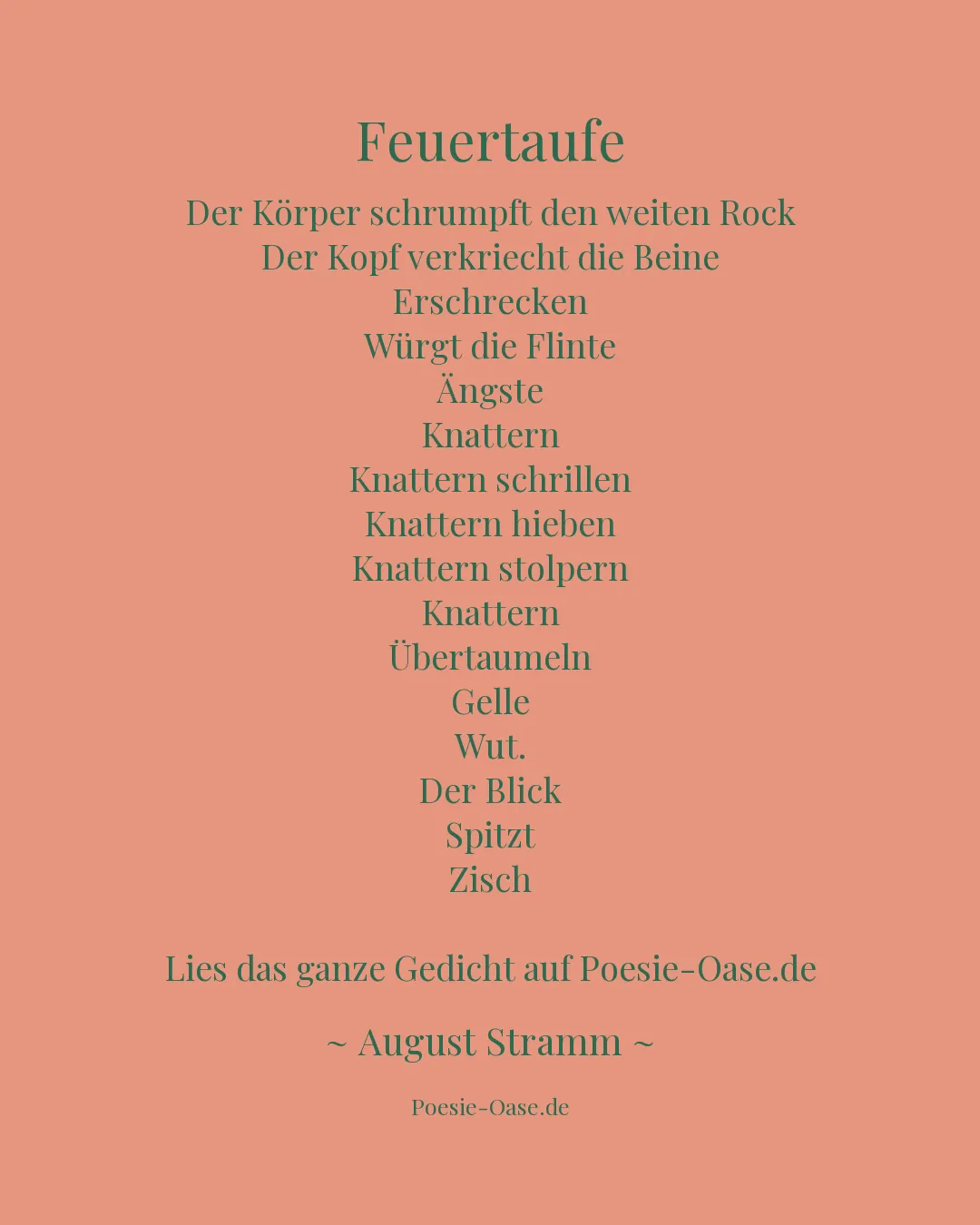 Illustration zu Feuertaufe