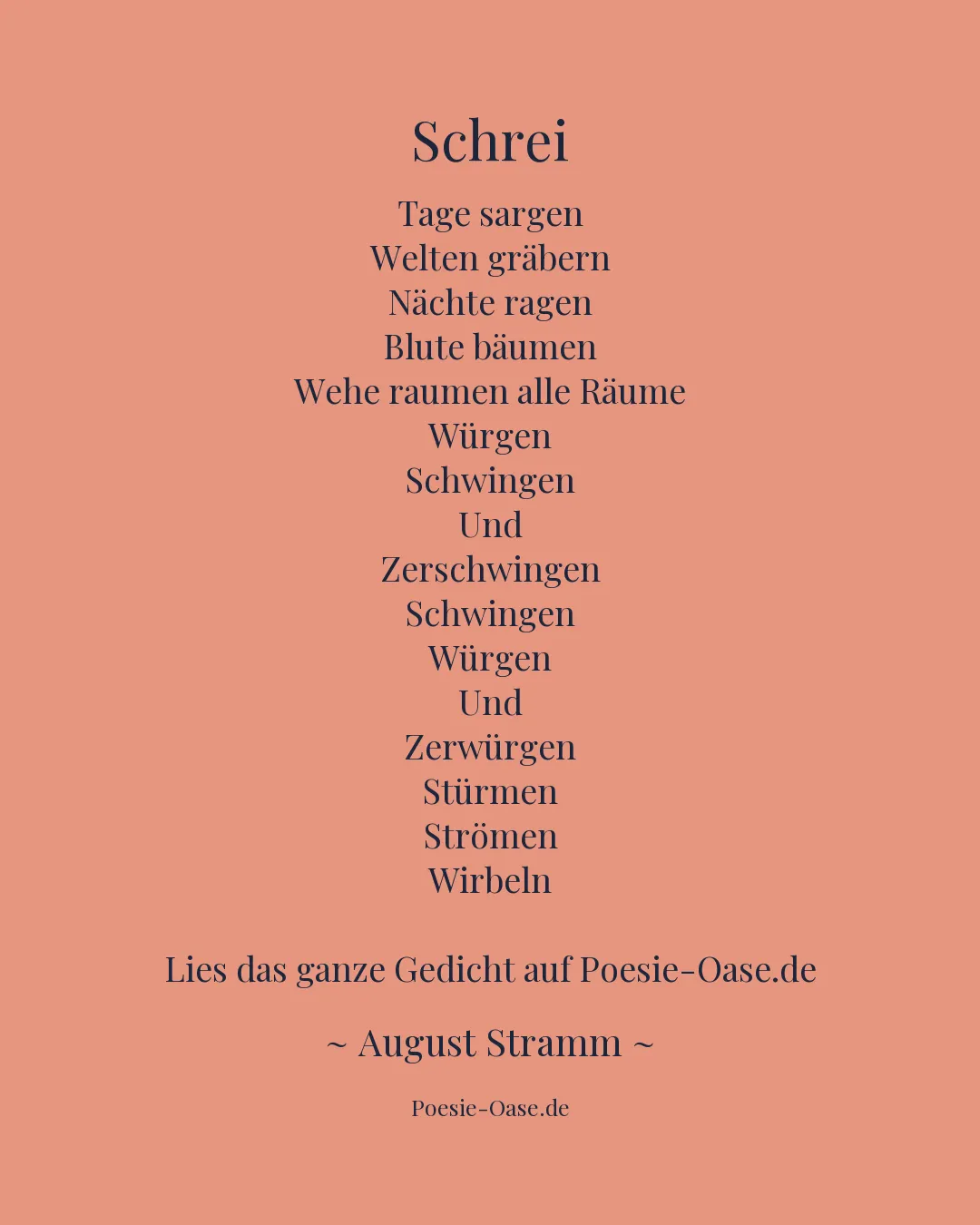 Illustration zu Schrei