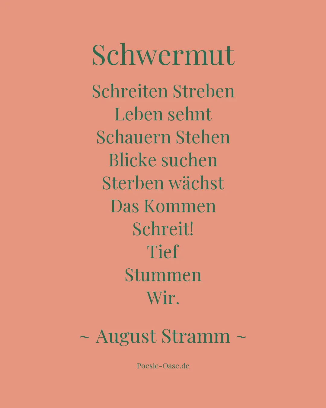 Illustration zu Schwermut