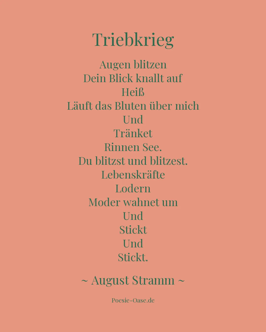 Illustration zu Triebkrieg