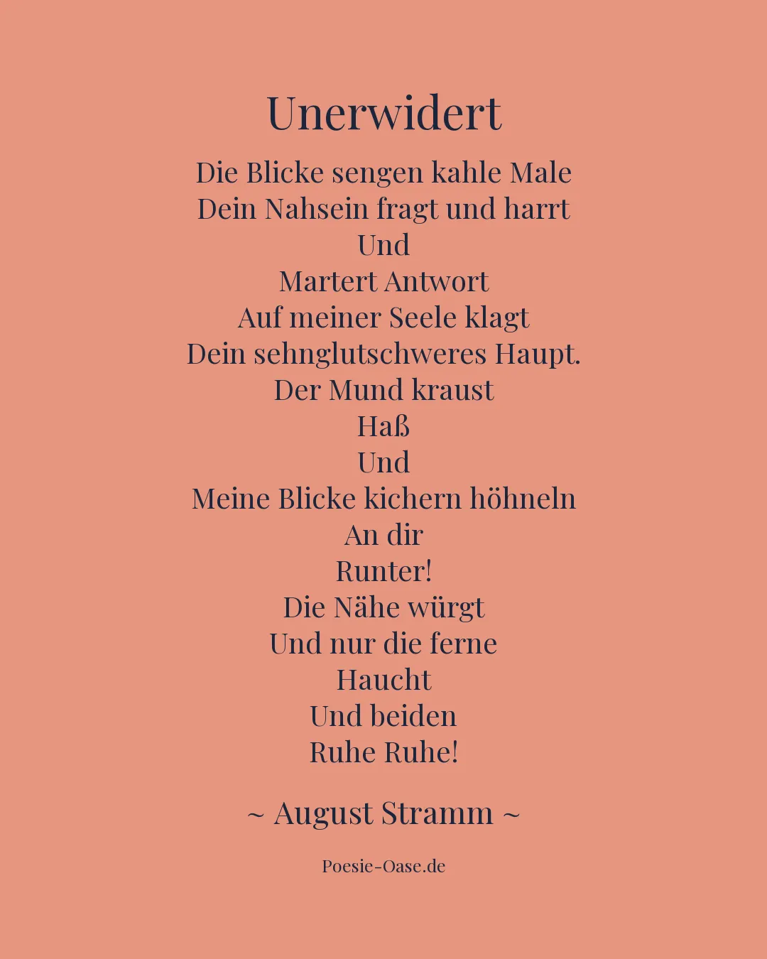 Illustration zu Unerwidert