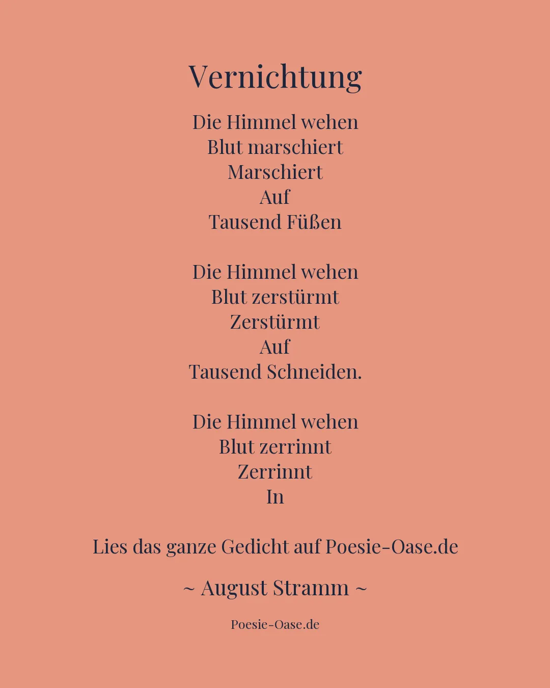 Illustration zu Vernichtung