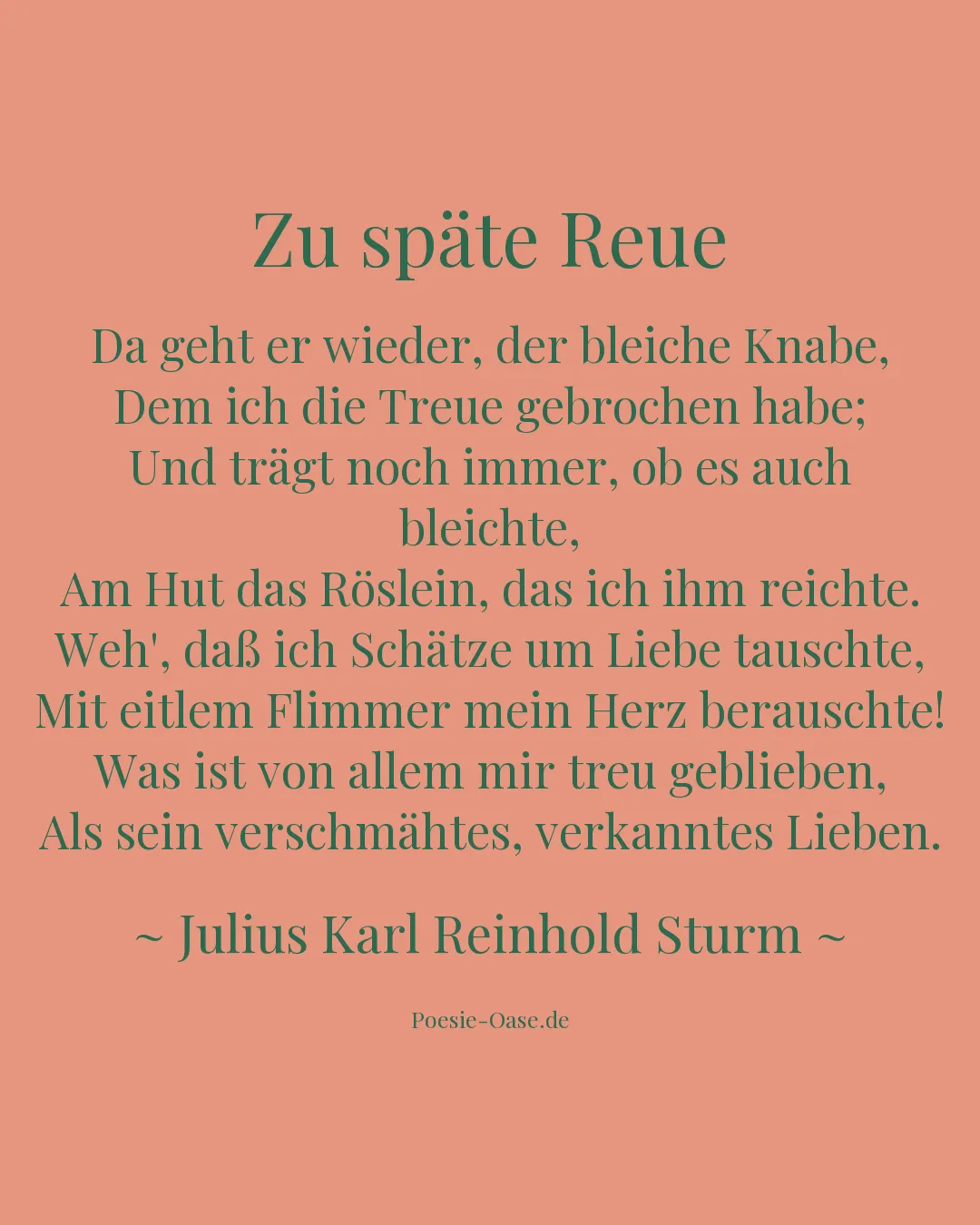 Illustration zu Zu späte Reue
