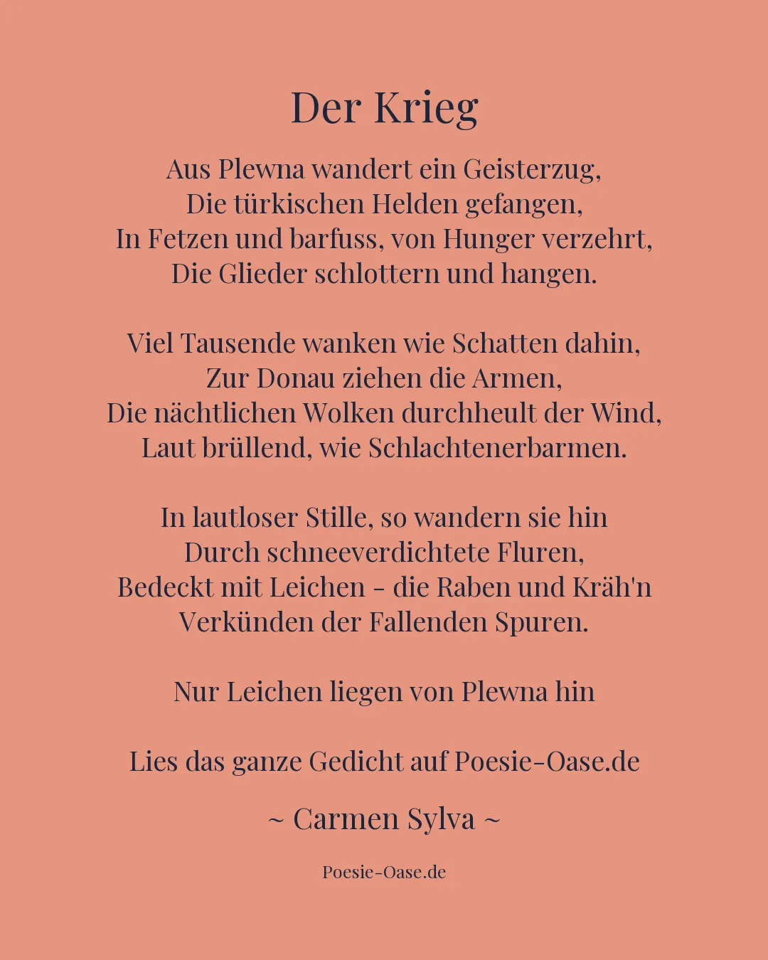 Illustration zu Der Krieg
