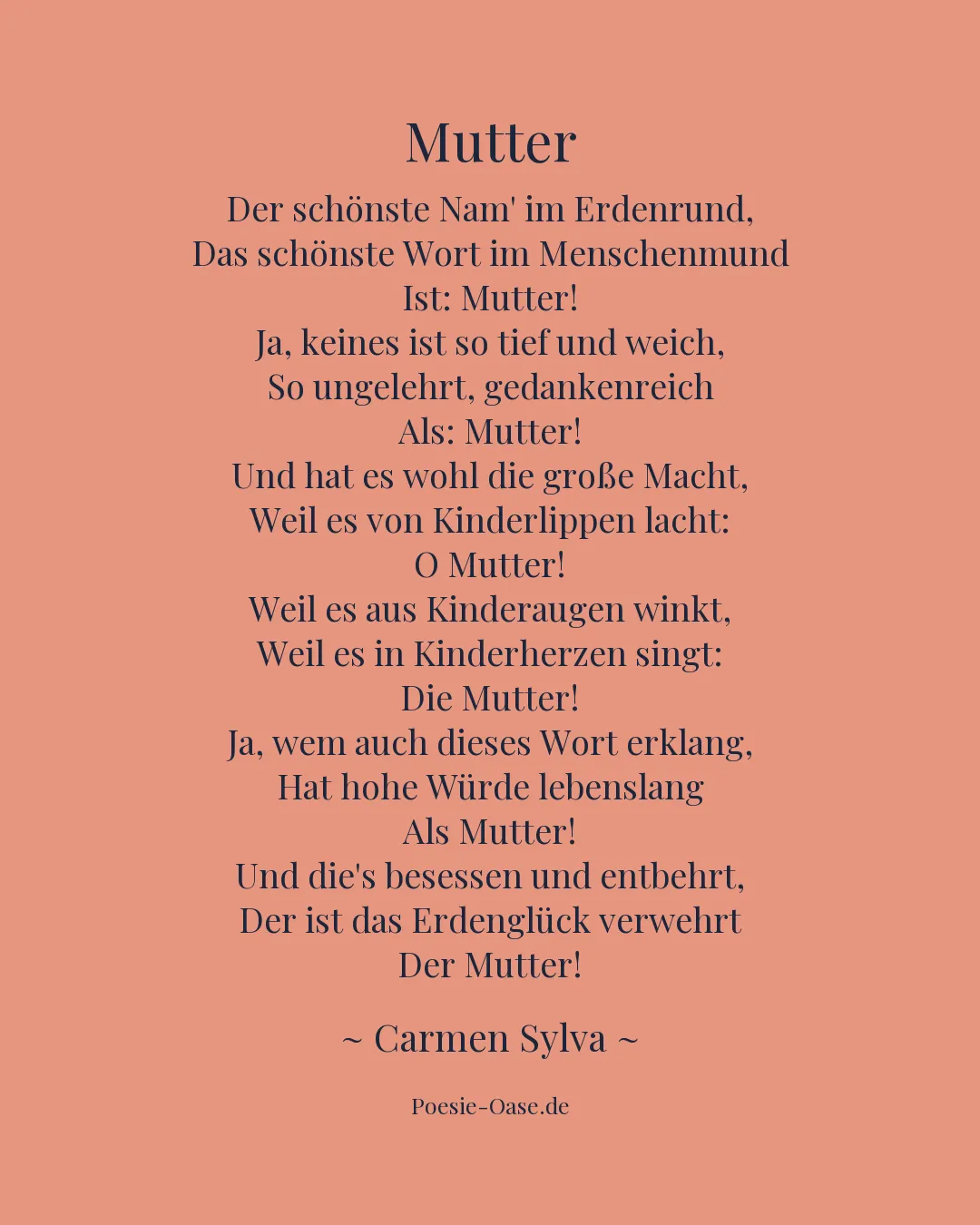 Illustration zu Mutter
