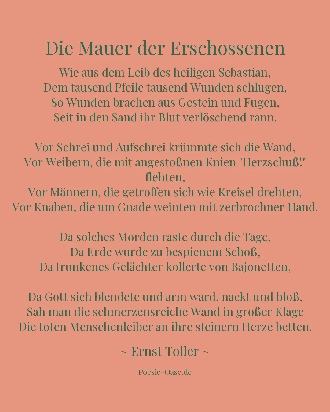 Illustration zu Die Mauer der Erschossenen