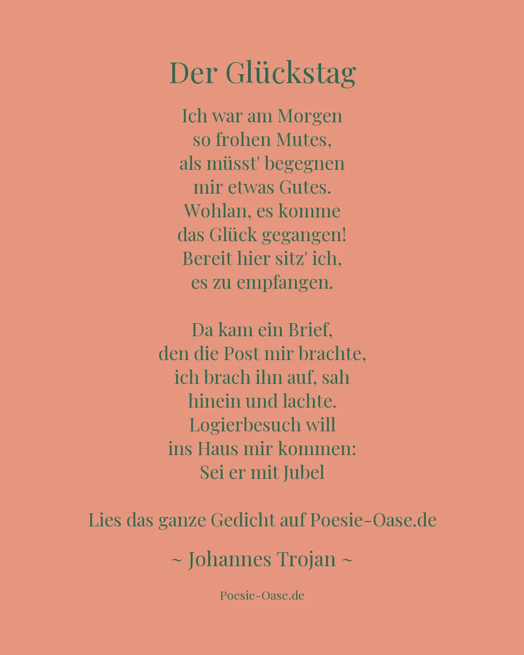 Illustration zu Der Glückstag