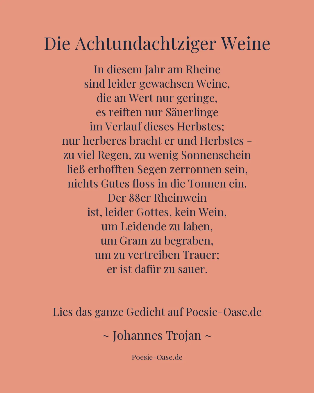 Illustration zu Die Achtundachtziger Weine