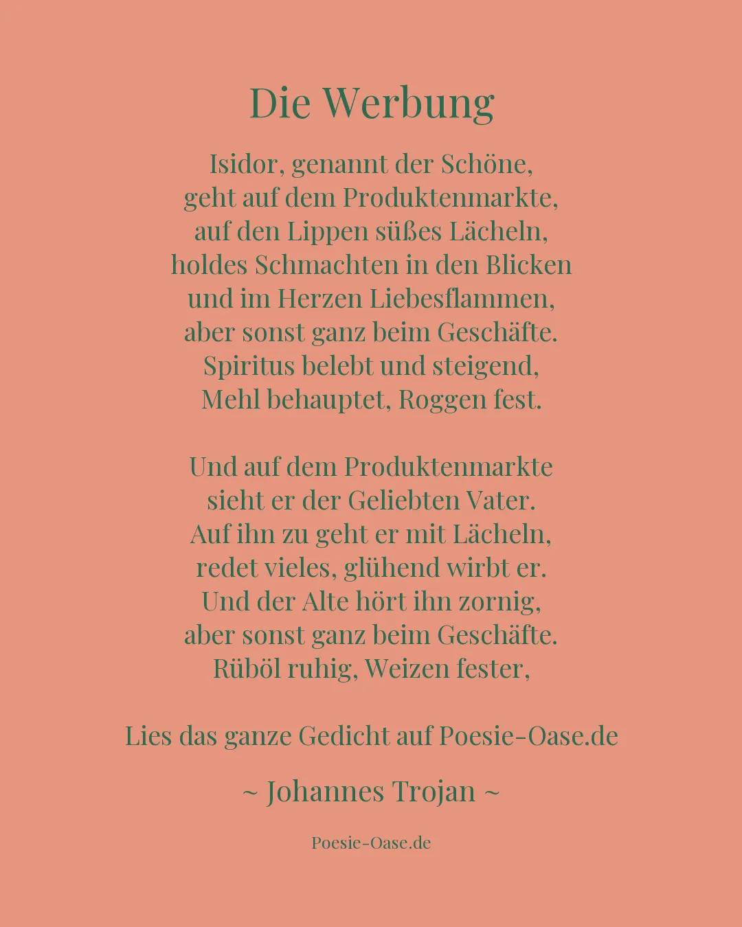 Illustration zu Die Werbung
