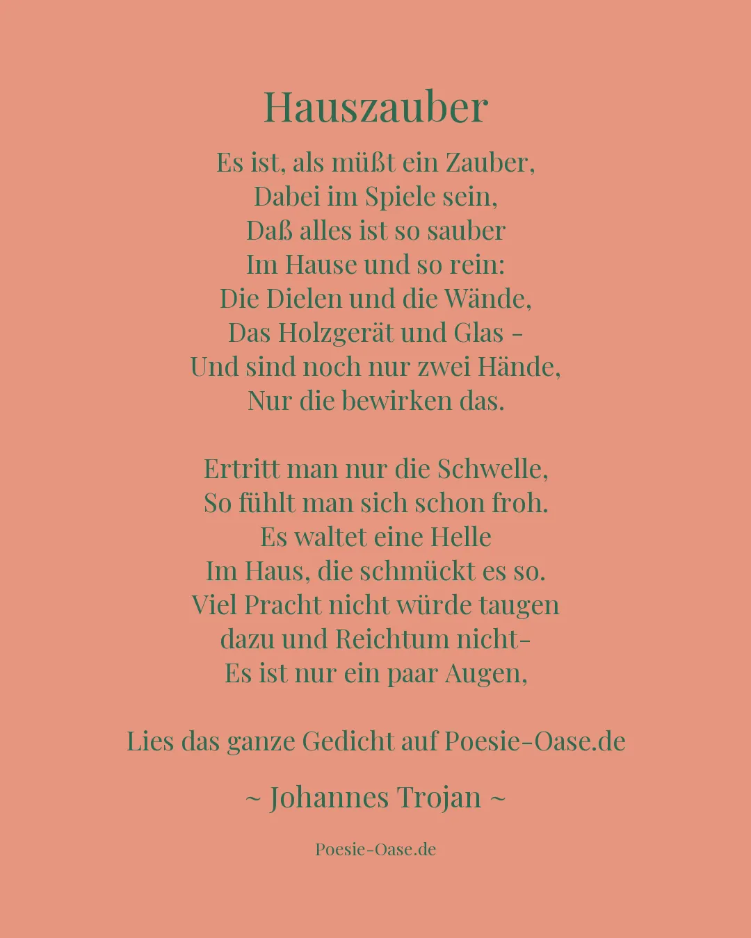 Illustration zu Hauszauber