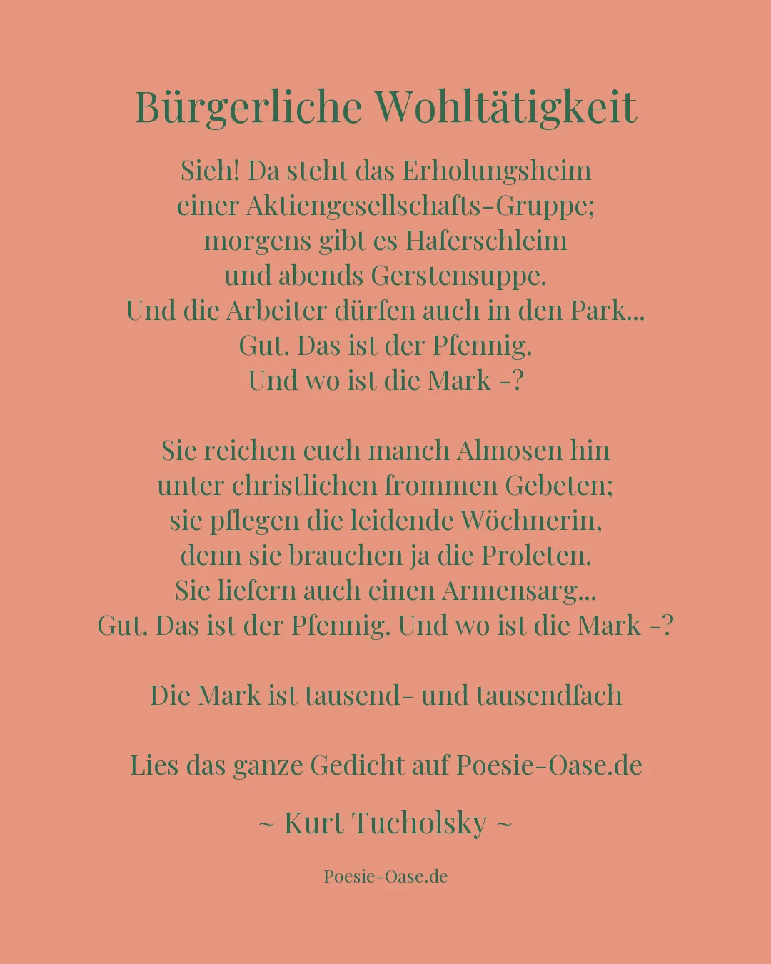 Illustration zu Bürgerliche Wohltätigkeit