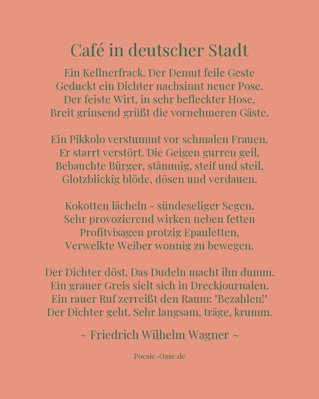 Illustration zu Café in deutscher Stadt