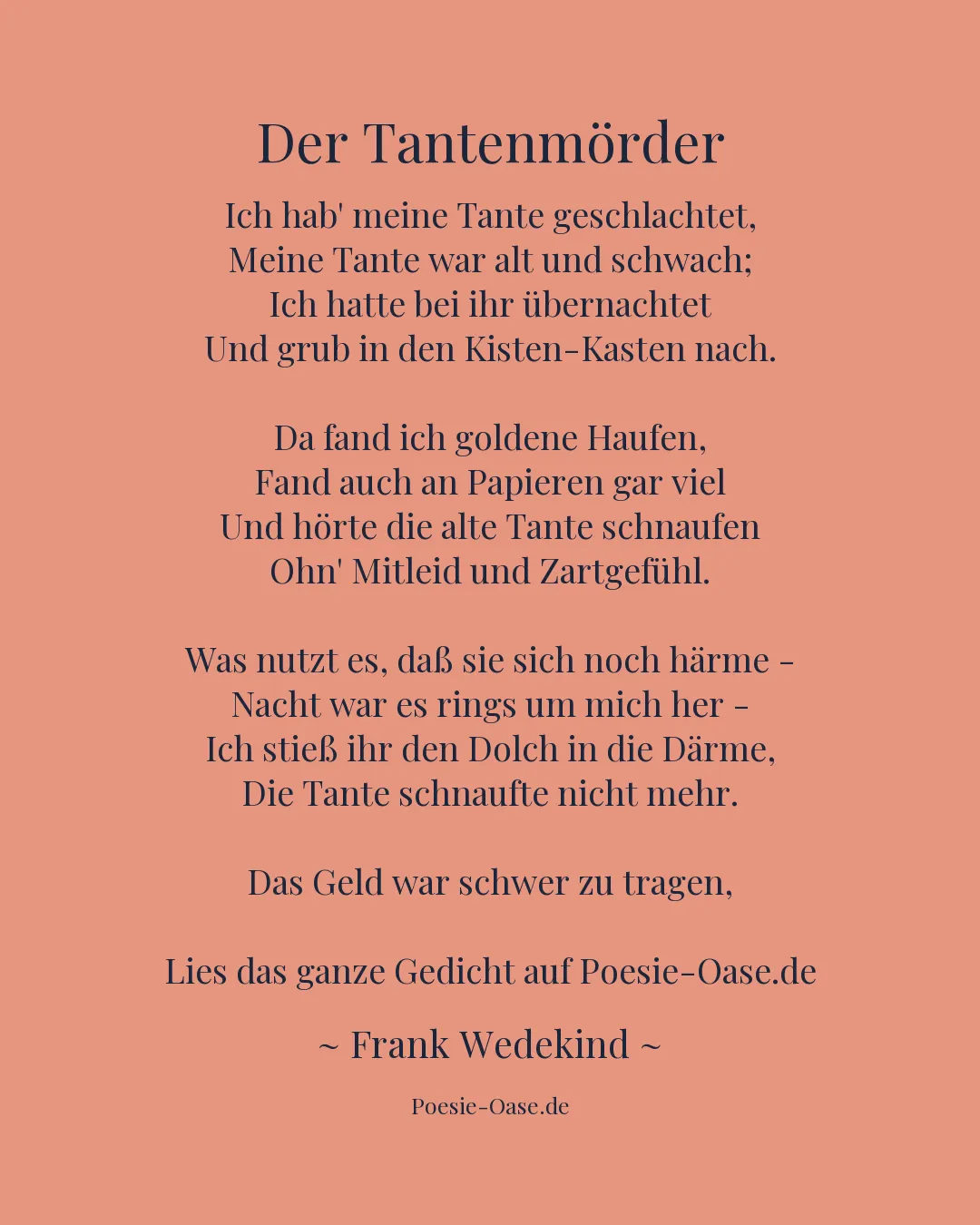 Illustration zu Der Tantenmörder
