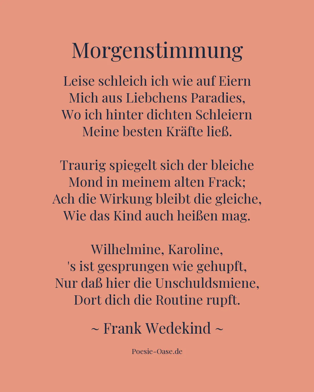 Illustration zu Morgenstimmung