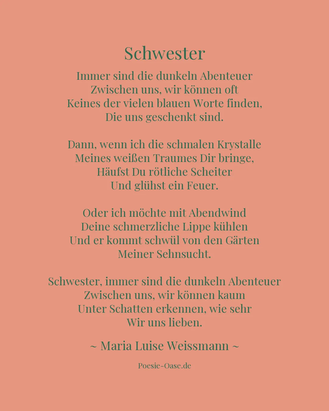Illustration zu Schwester