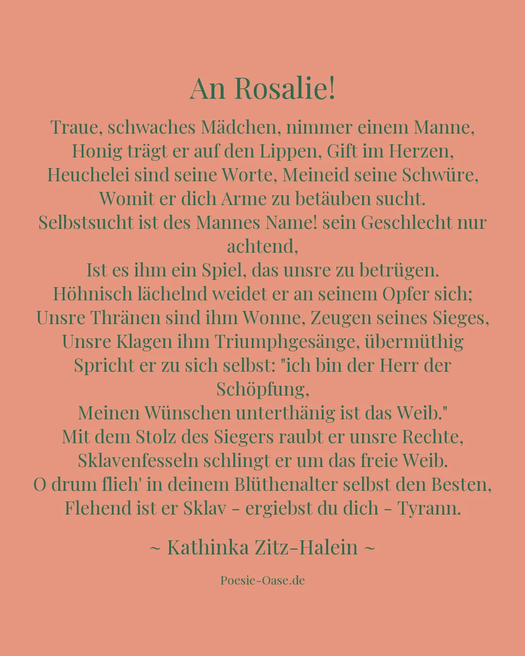 Illustration zu An Rosalie!