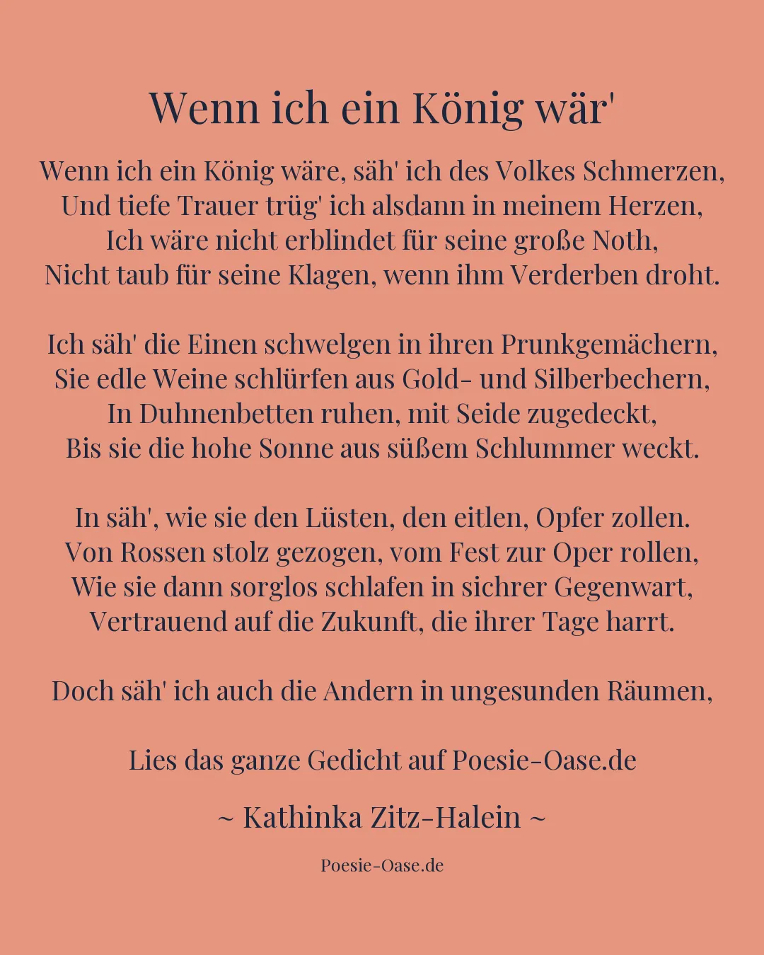 Illustration zu Wenn ich ein König wär'