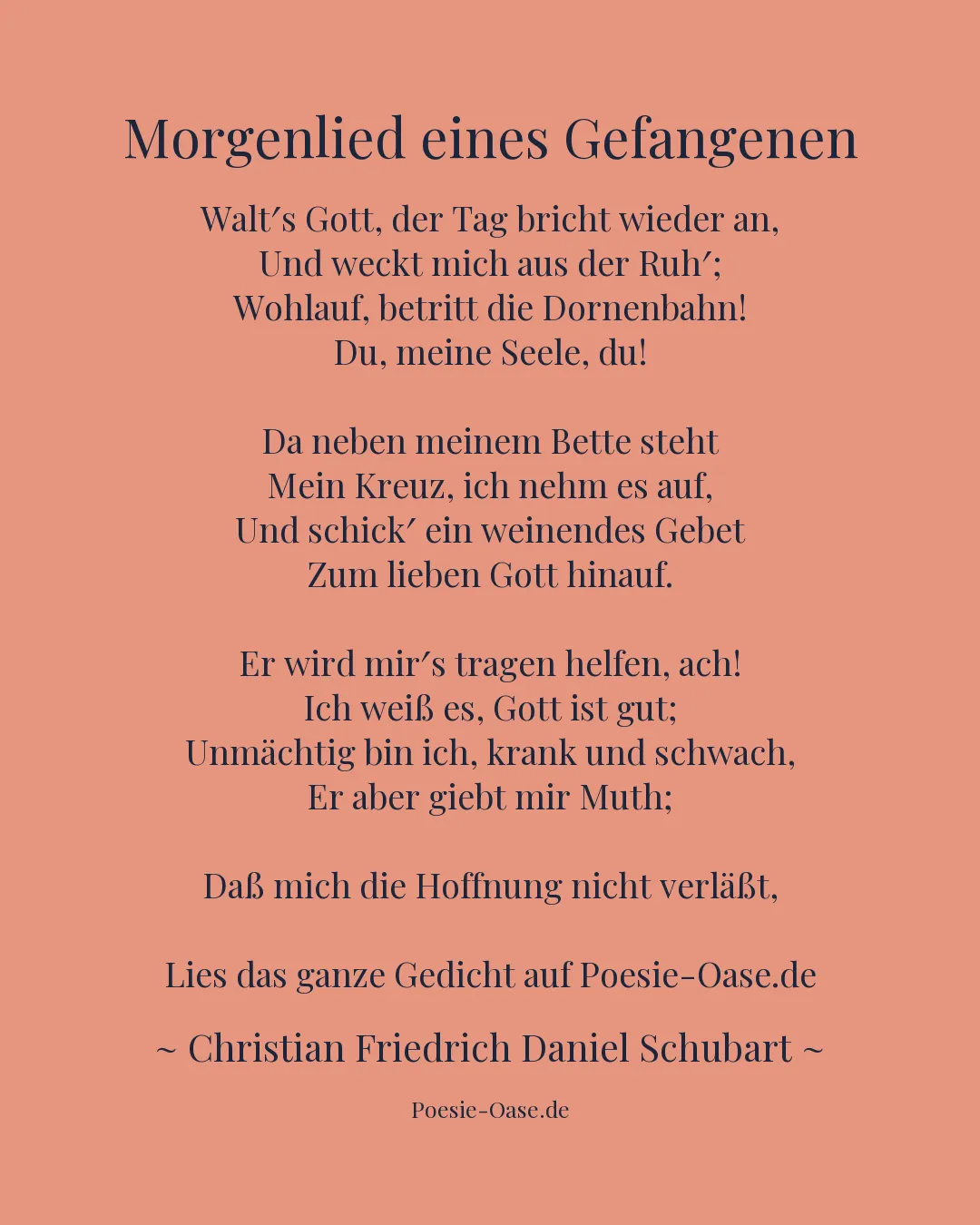 Illustration zu Morgenlied eines Gefangenen