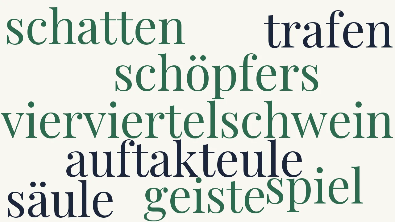 Wortwolke zu Der Tanz