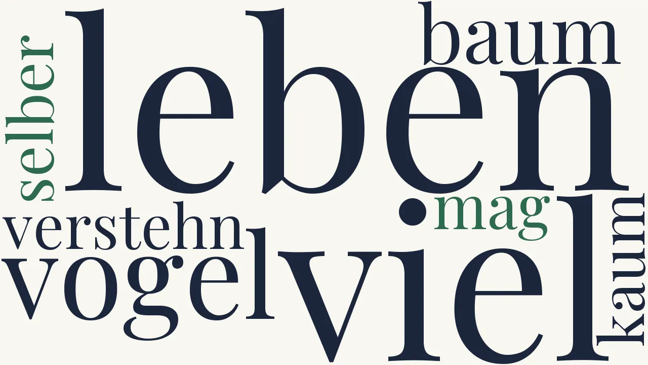 Wortwolke zu Rings um uns