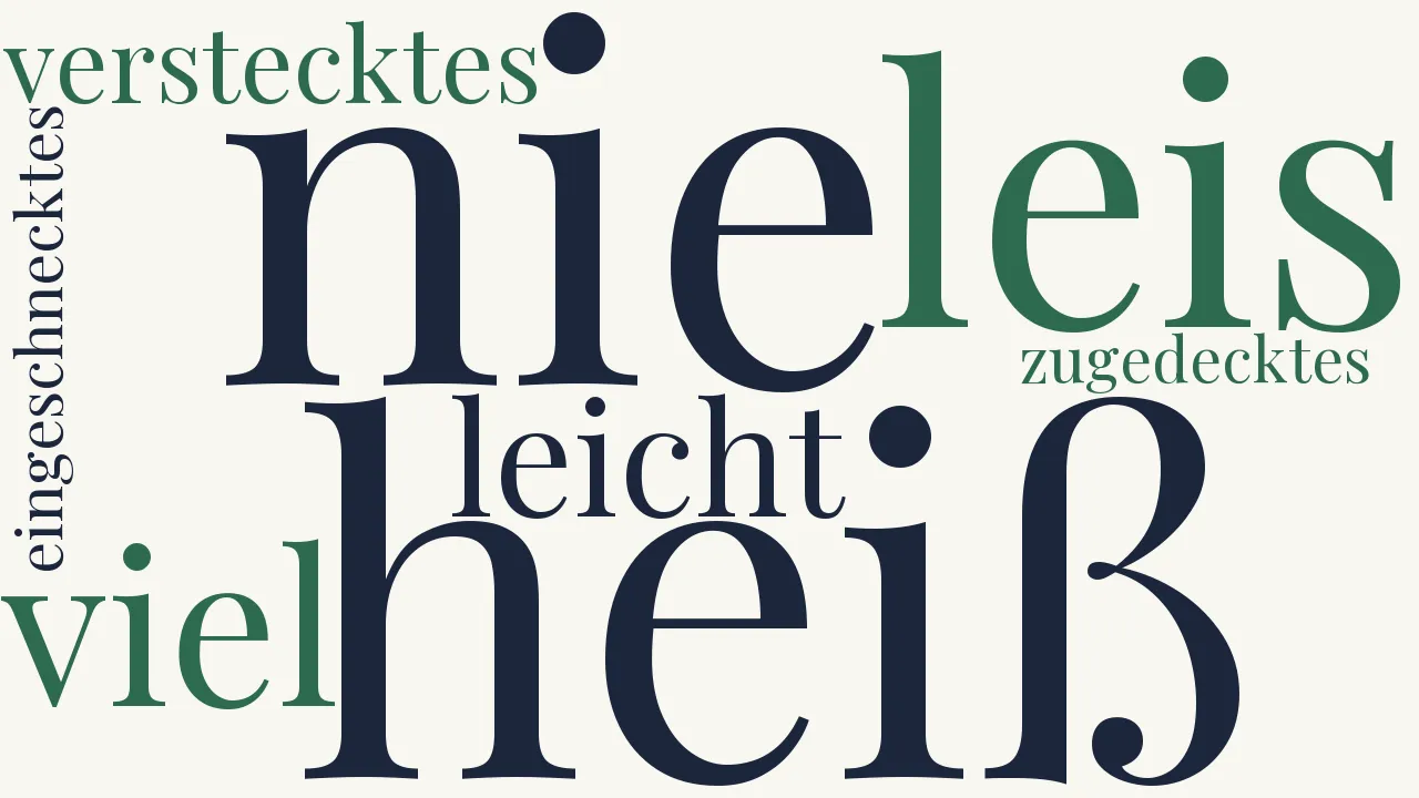 Wortwolke zu Du verstecktes