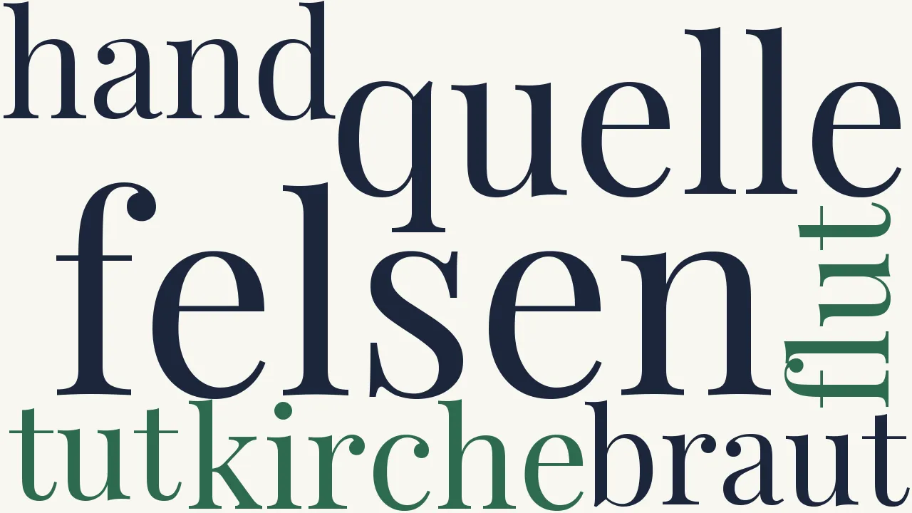 Wortwolke zu La Vierge aux Rochers