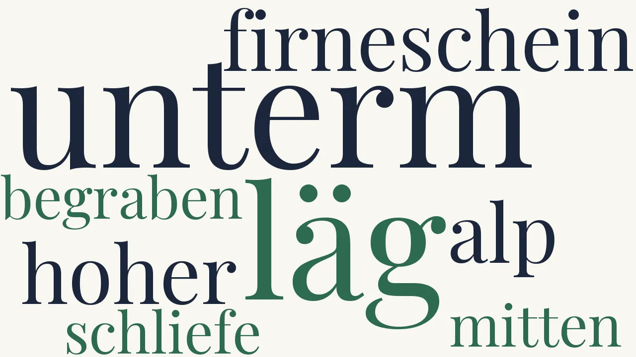 Wortwolke zu Ich würd es hören