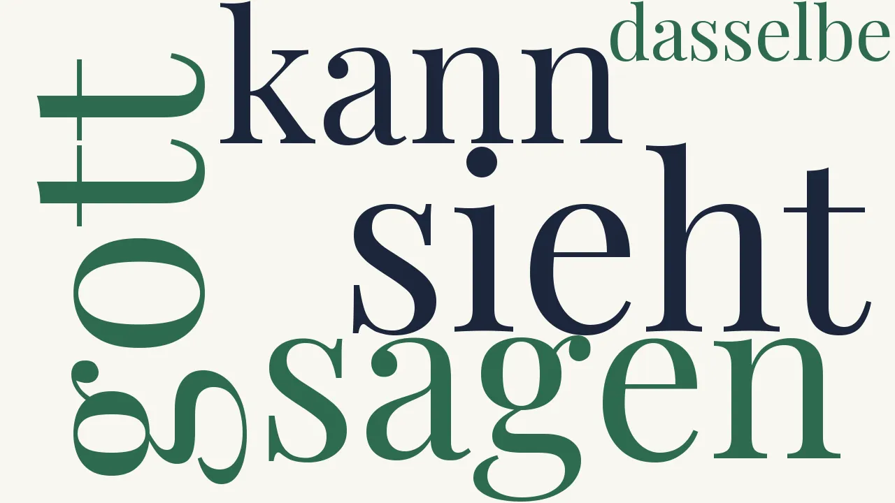 Wortwolke zu Göttliche Schauung