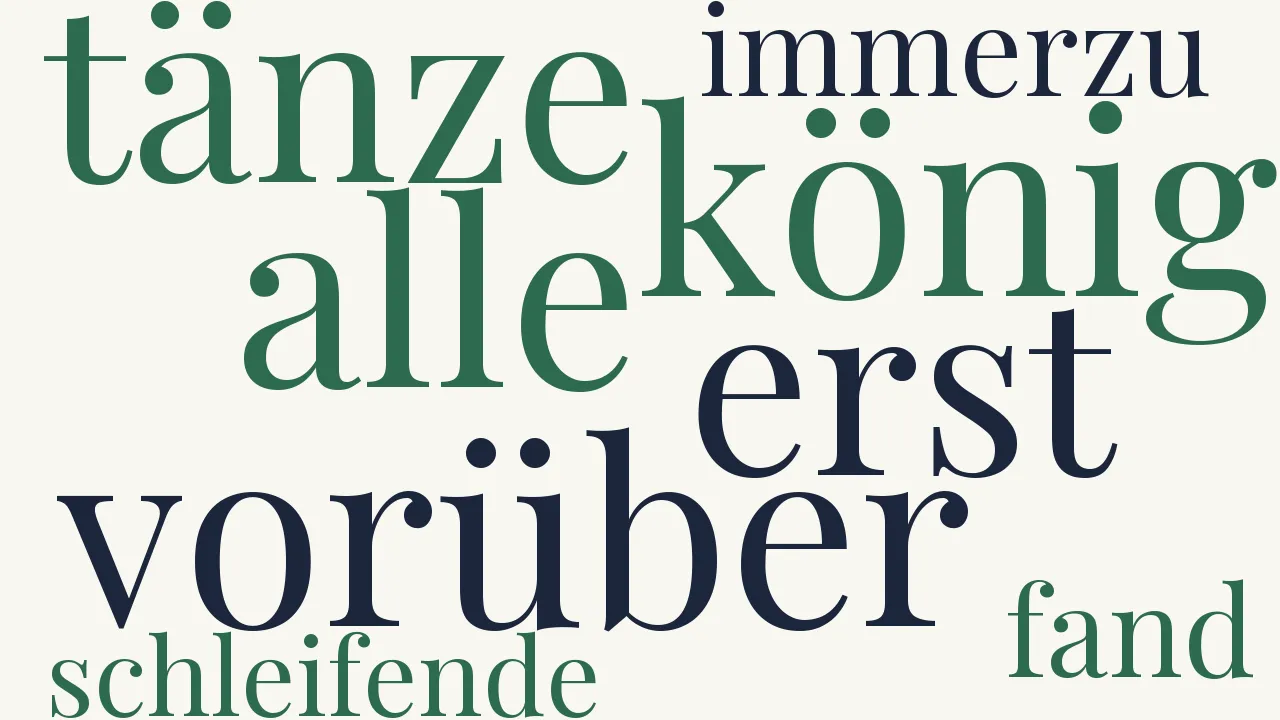 Wortwolke zu Festnacht und Frühgang