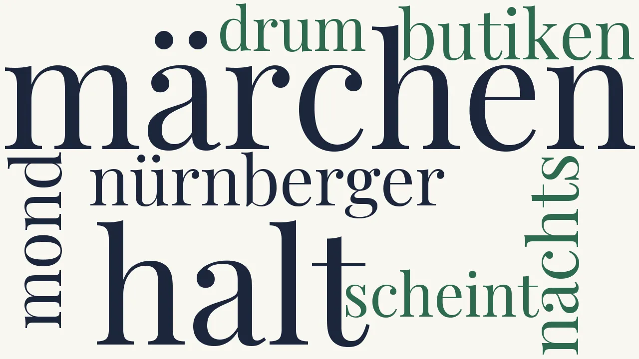 Wortwolke zu An einen kritischen Freund