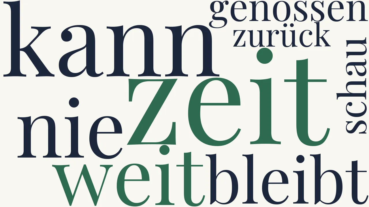 Wortwolke zu Der Mahner