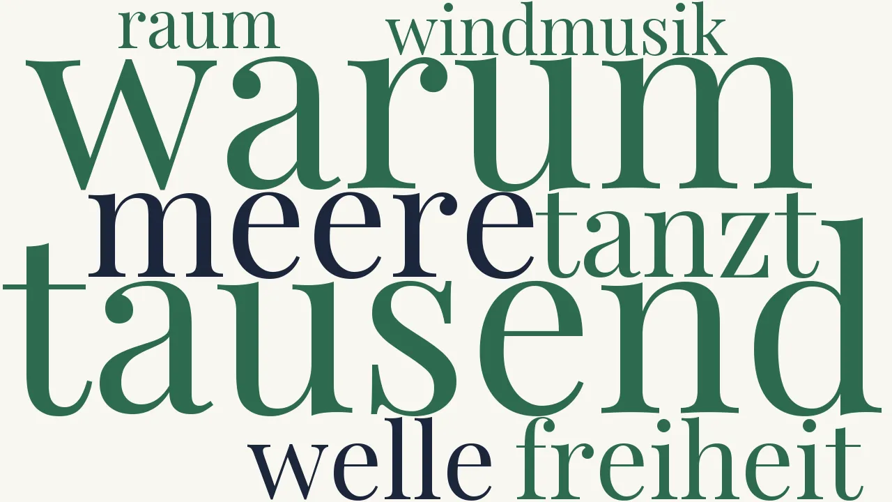 Wortwolke zu Mein Gefängnis