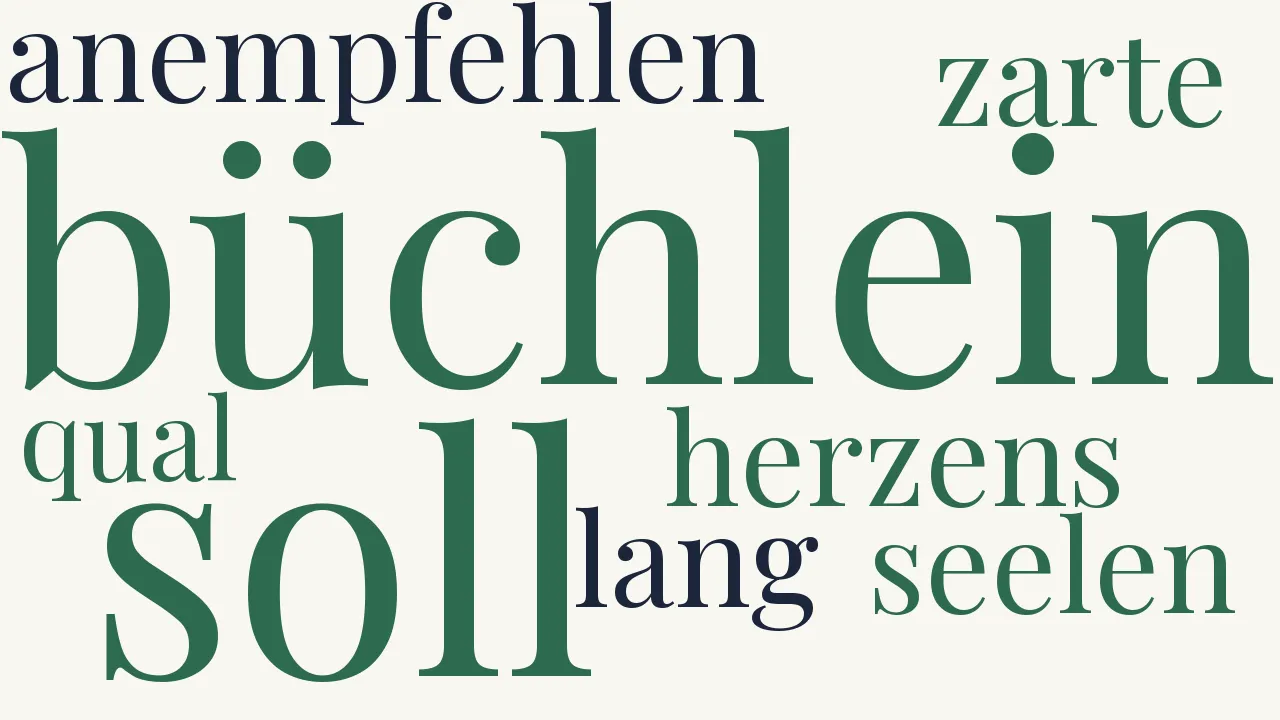 Wortwolke zu Zu den Gedichten von L. Rafael