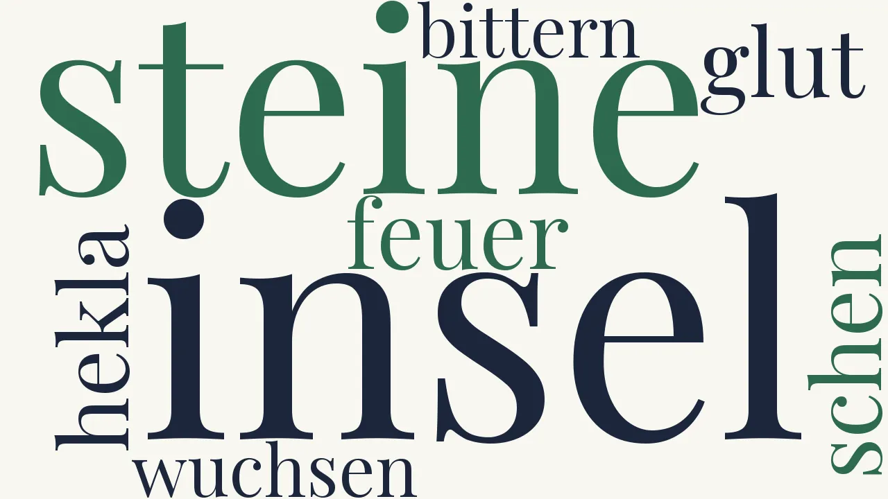Wortwolke zu Moostee