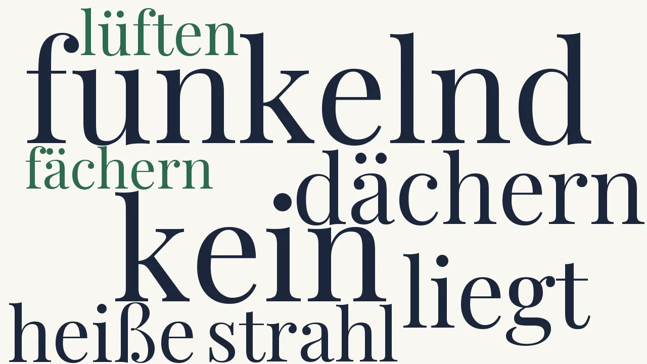 Wortwolke zu Stadtsommer