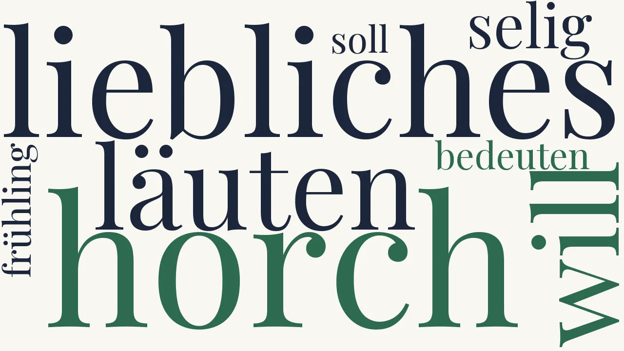 Wortwolke zu Schneeglöckchen