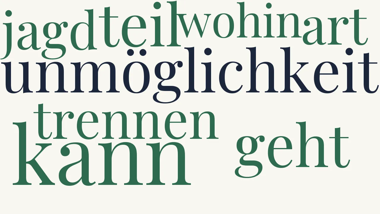 Wortwolke zu Sechzehnter Januar