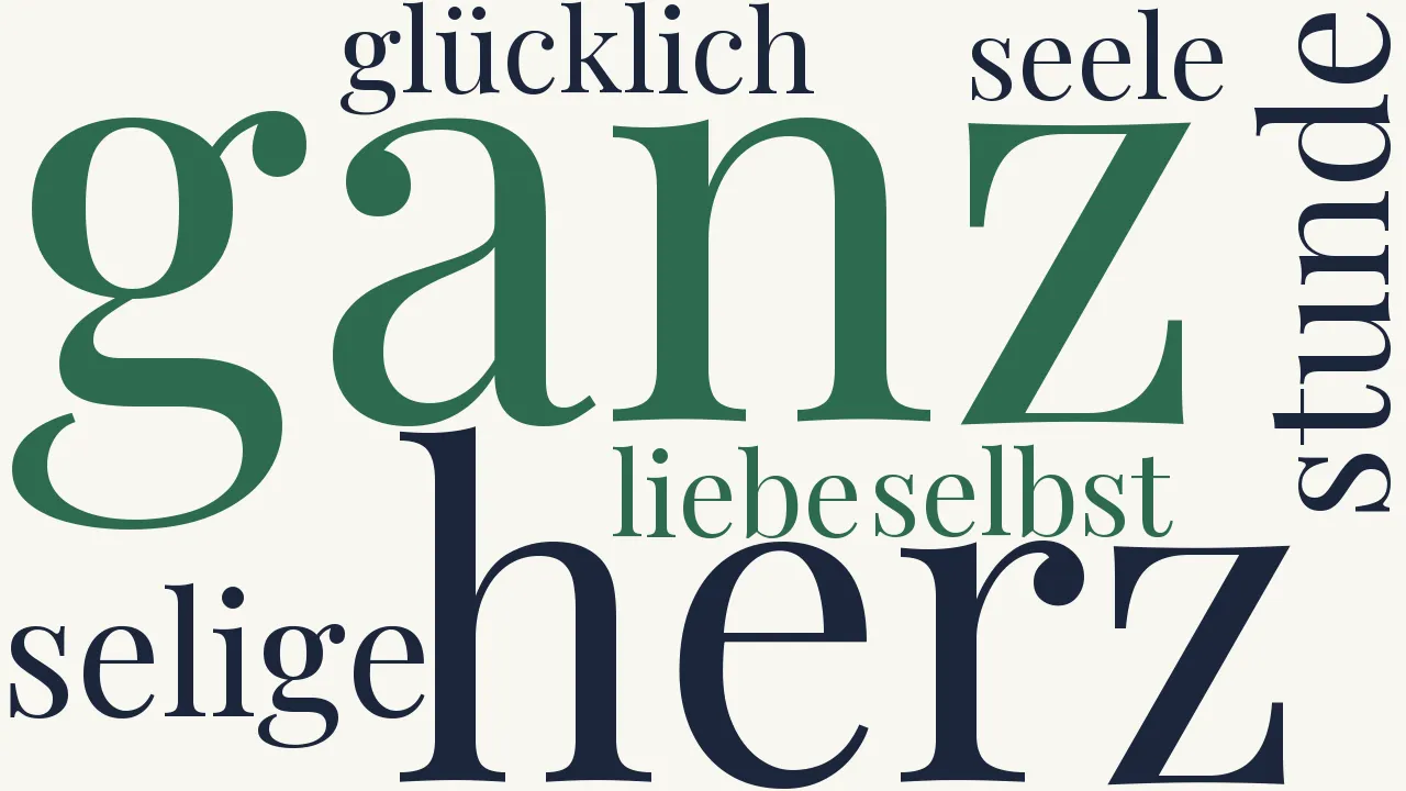 Wortwolke zu An Cidli