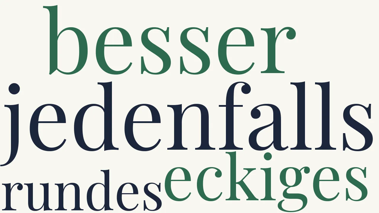 Wortwolke zu Ein eckiges Etwas
