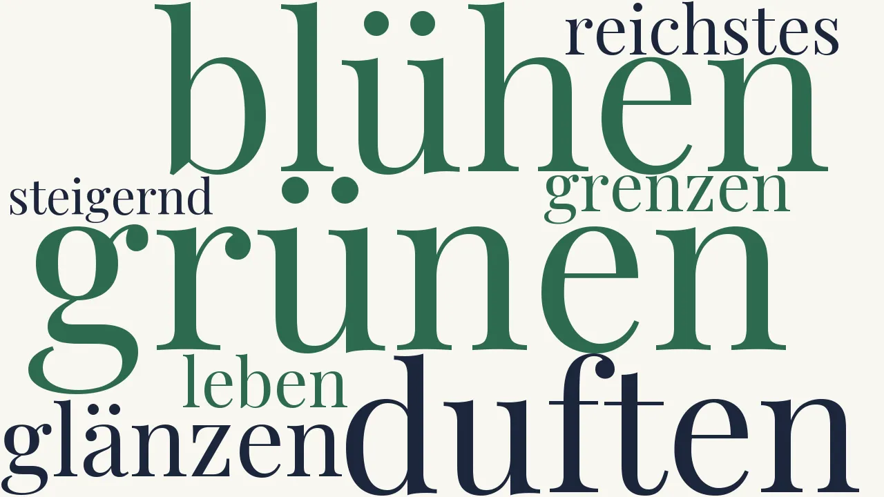 Wortwolke zu Herbstgefühl