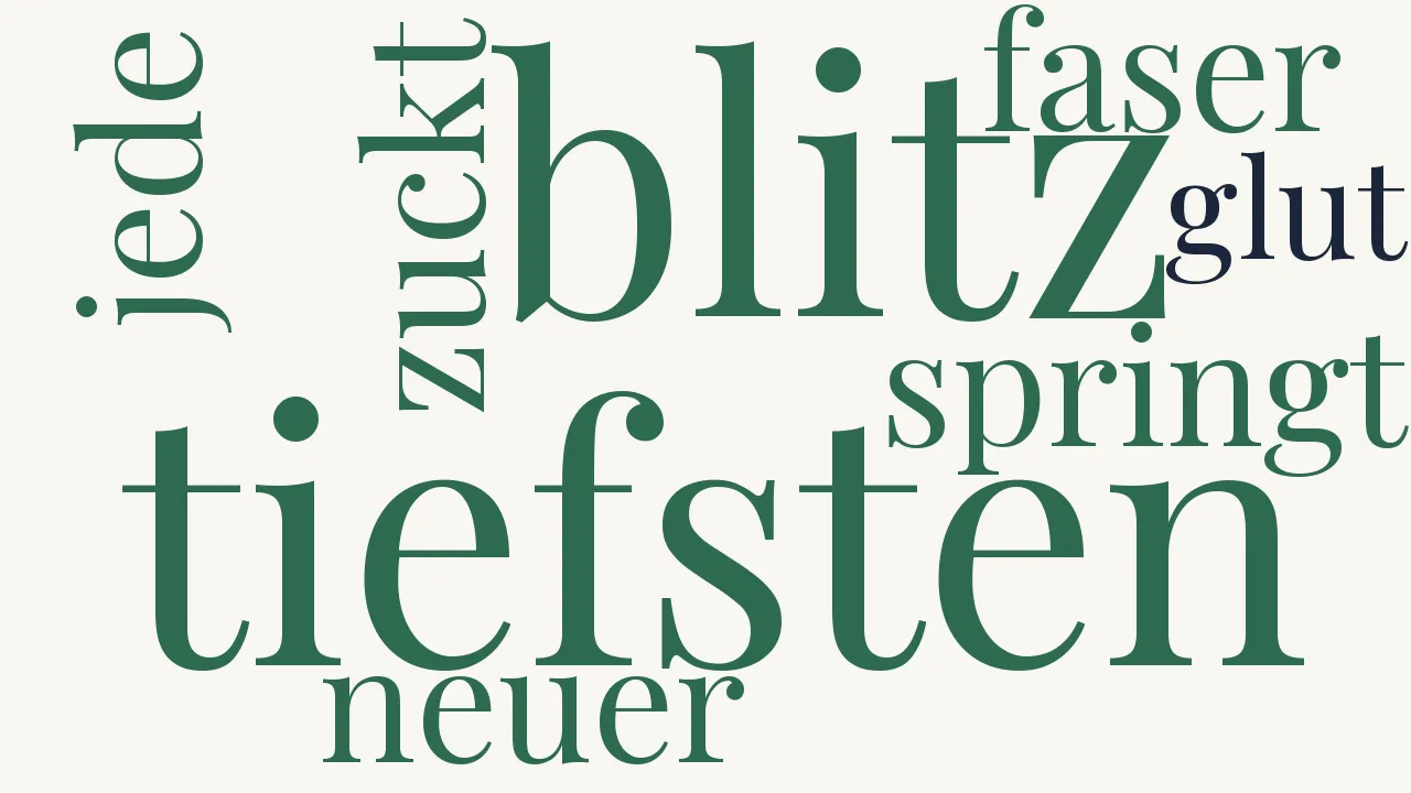 Wortwolke zu Neue Liebe