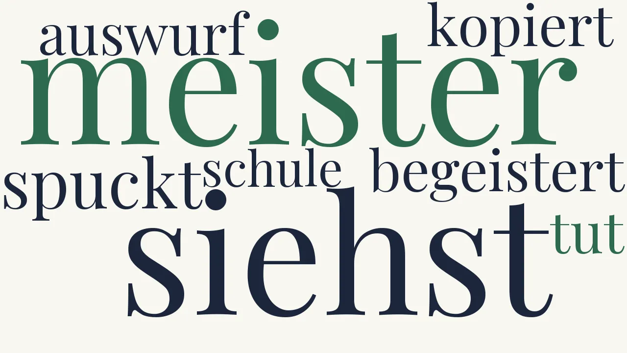 Wortwolke zu Niederländische Schule