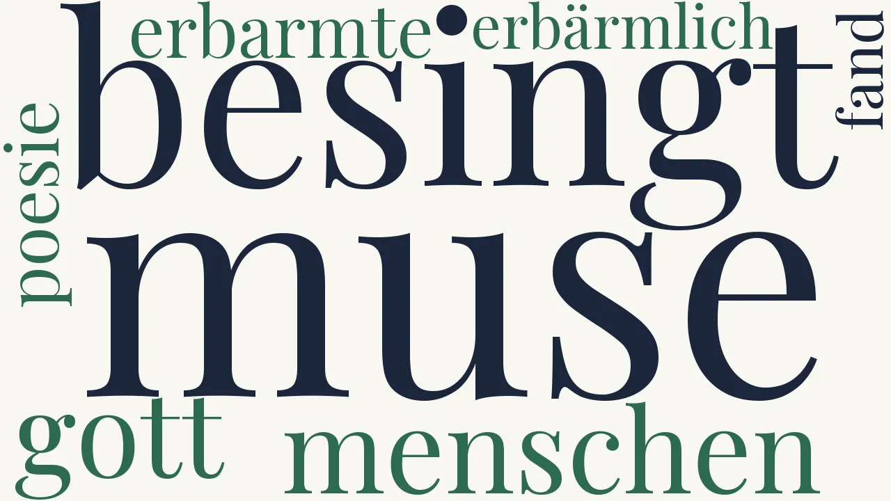 Wortwolke zu Der erhabene Stoff